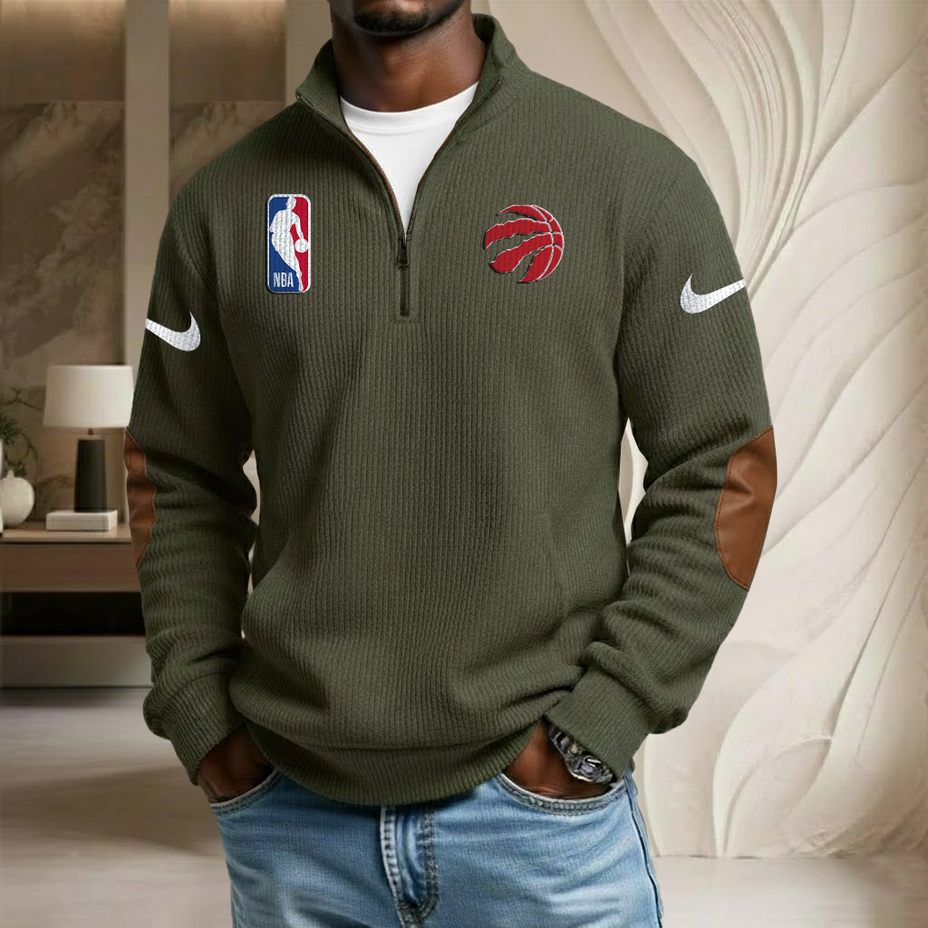 NBA x TOR Sport Team Stand Collar Half-zip Sweatshirt HLP HLPHUONG