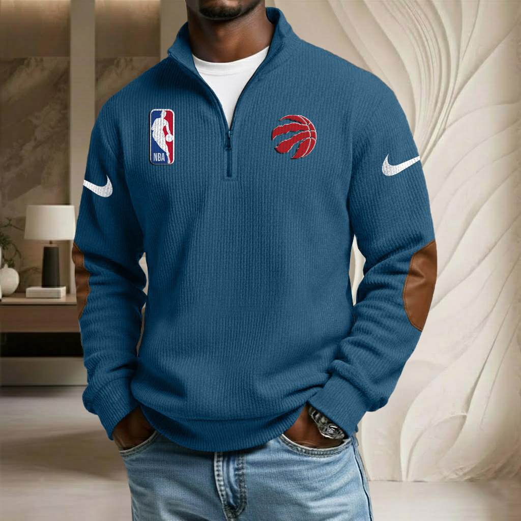 NBA x TOR Sport Team Stand Collar Half-zip Sweatshirt HLP HLPHUONG