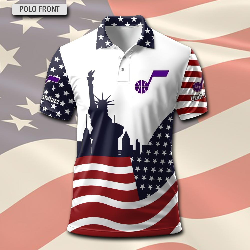 NBA x UTA America Premium Polo Shirt HLP LBN