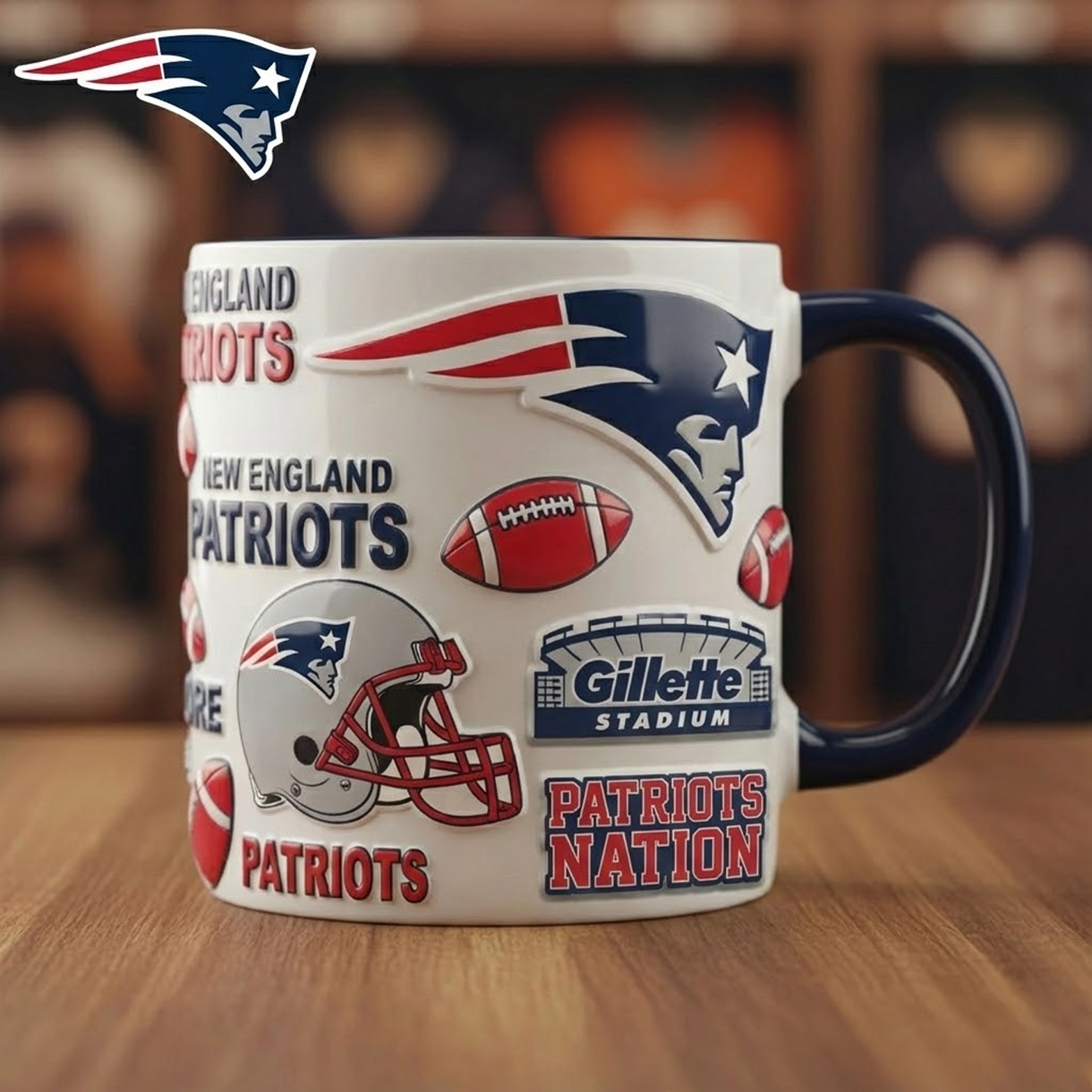 NE X NFL PREMIUM MUG NAK NHT