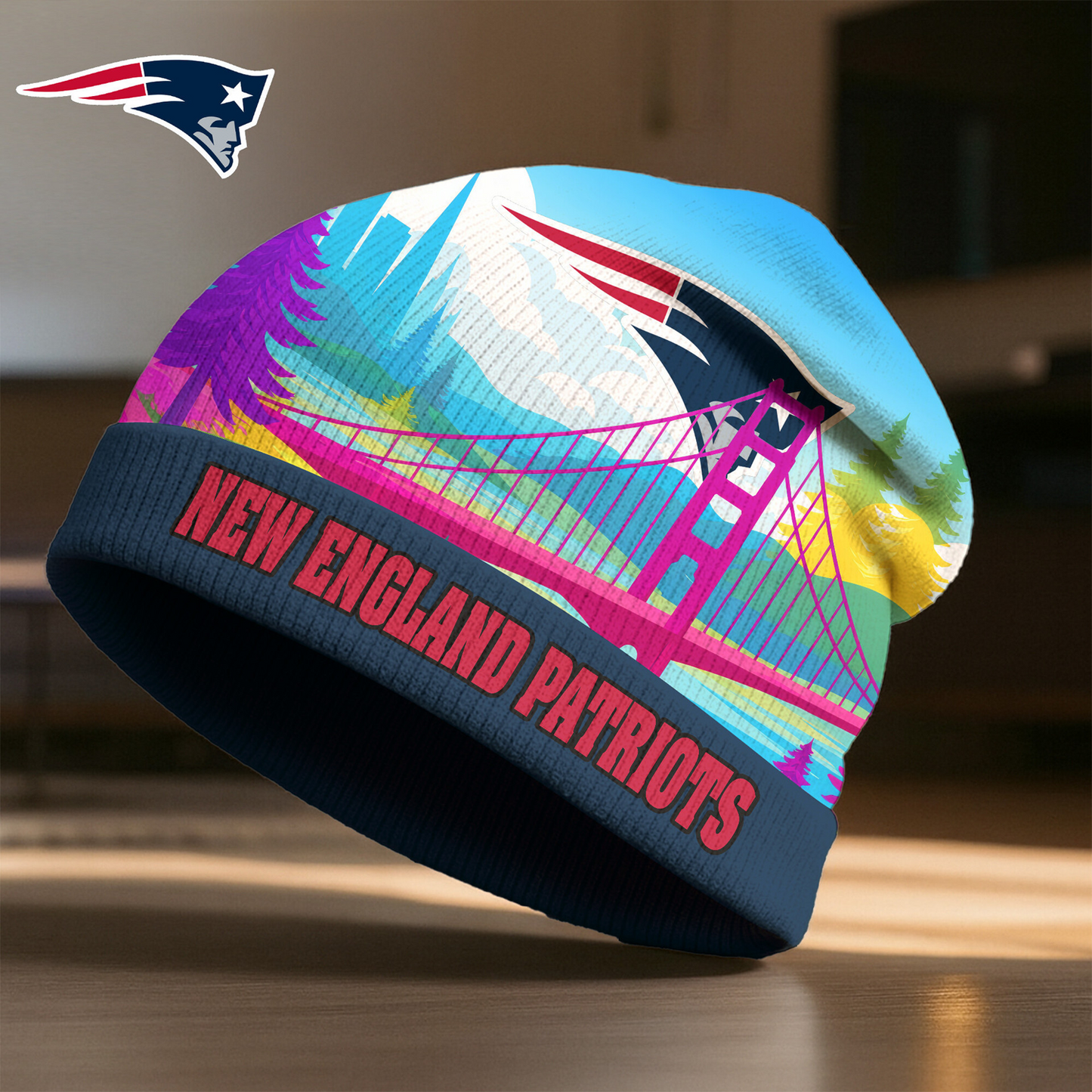 NE X NFL Premium Super Bowl LX Beanie Hat HY NAK NHT