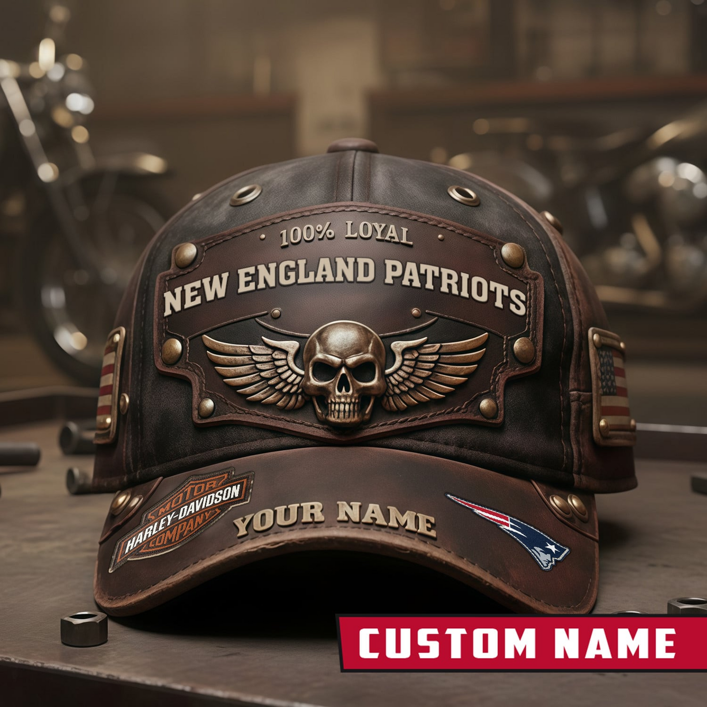 NEP x NFL Harley-Davidson Vintage Cap NAK CTKT