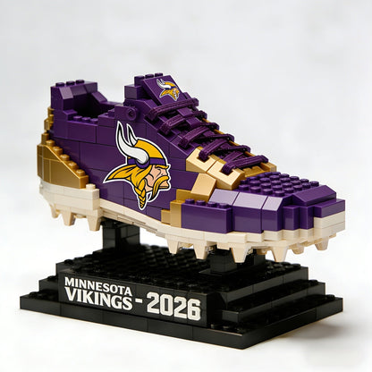 NFL Football Team Shoes Building Blocks HLP HLPHUONG