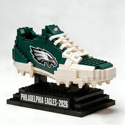 NFL Football Team Shoes Building Blocks HLP HLPHUONG