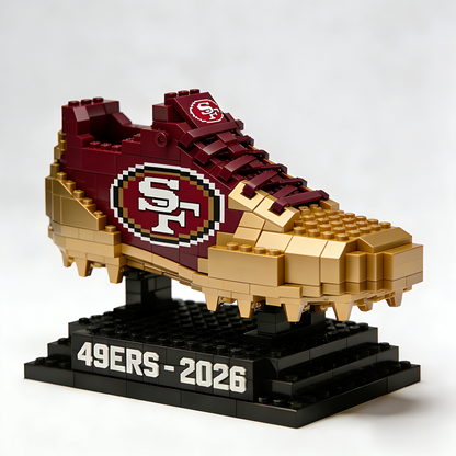 NFL Football Team Shoes Building Blocks HLP HLPHUONG