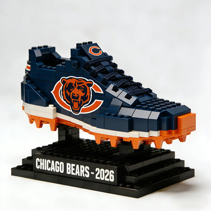 NFL Football Team Shoes Building Blocks HLP HLPHUONG