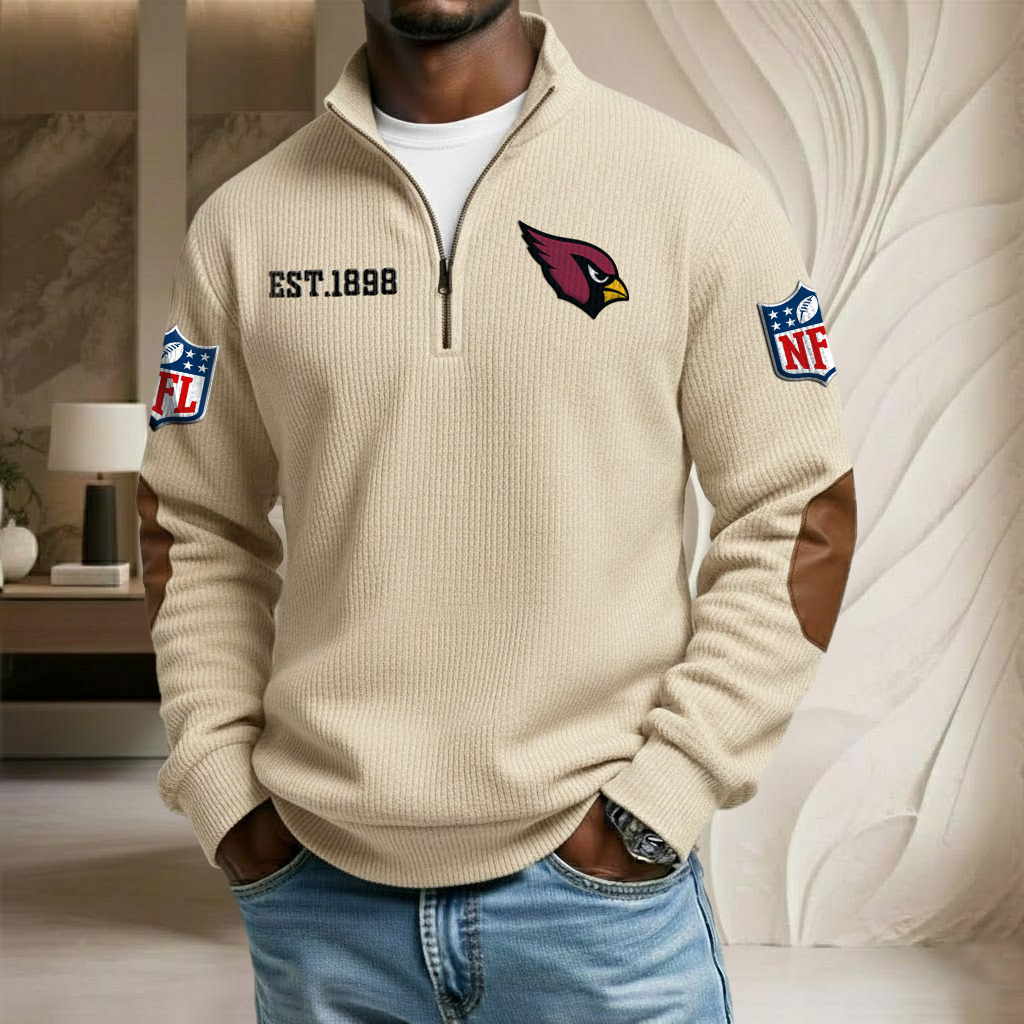 NFL x ARI EST Stand Collar Half-zip Sweatshirt HLP HLPHUONG