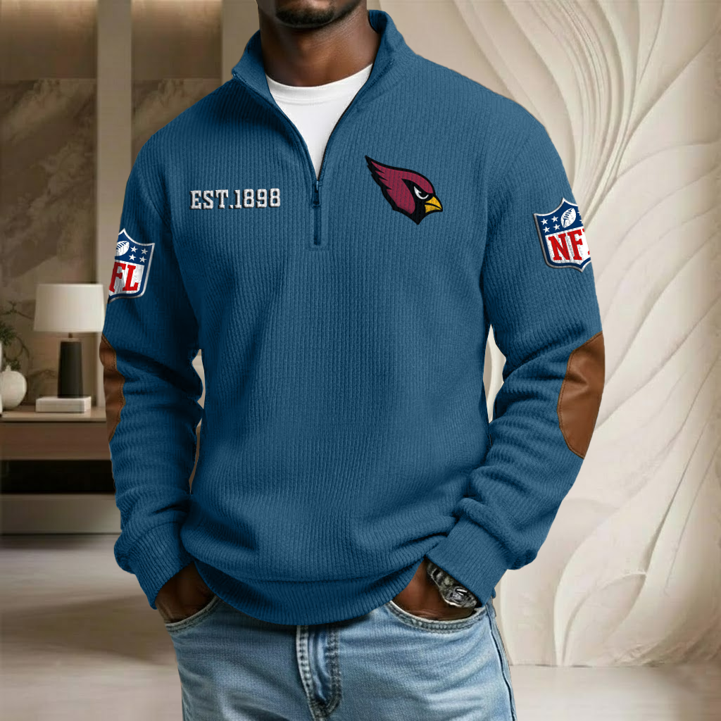 NFL x ARI EST Stand Collar Half-zip Sweatshirt HLP HLPHUONG