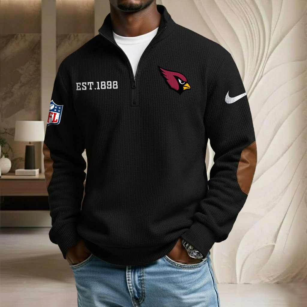 NFL x ARI EST Year Stand Collar Half-zip Sweatshirt HLP HLPHUONG