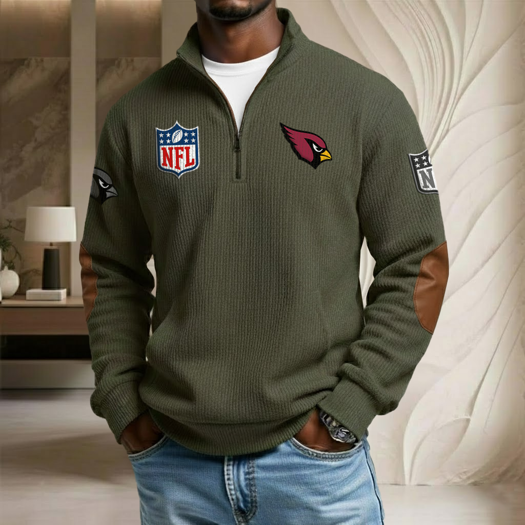 NFL x ARI Stand Collar Half-zip Sweatshirt HLP HLPHUONG