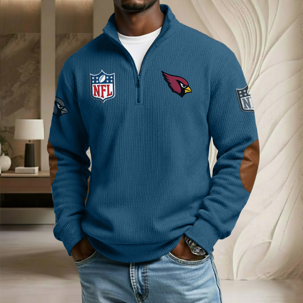 NFL x ARI Stand Collar Half-zip Sweatshirt HLP HLPHUONG