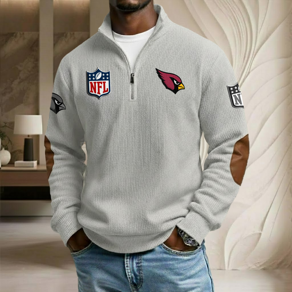 NFL x ARI Stand Collar Half-zip Sweatshirt HLP HLPHUONG