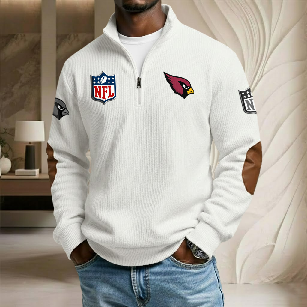 NFL x ARI Stand Collar Half-zip Sweatshirt HLP HLPHUONG