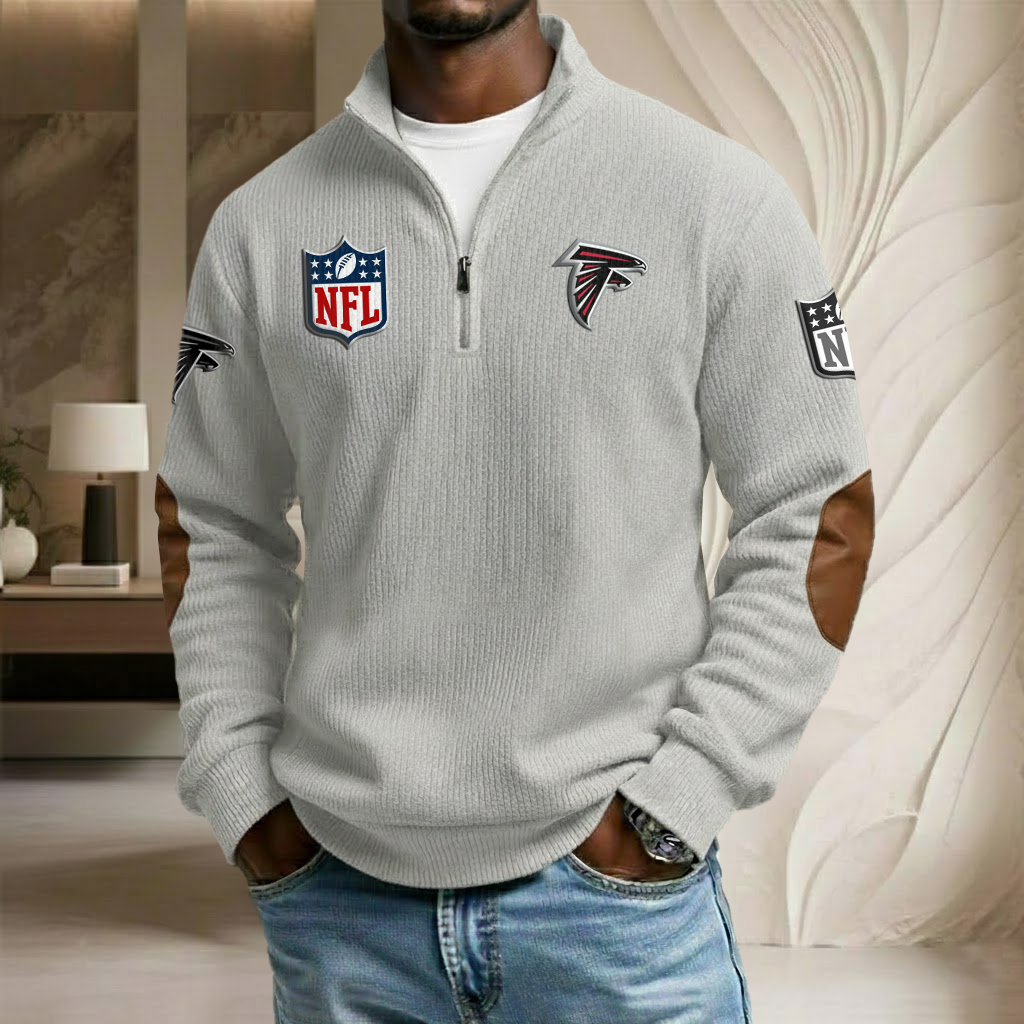 NFL x ATL Stand Collar Half-zip Sweatshirt HLP HLPHUONG