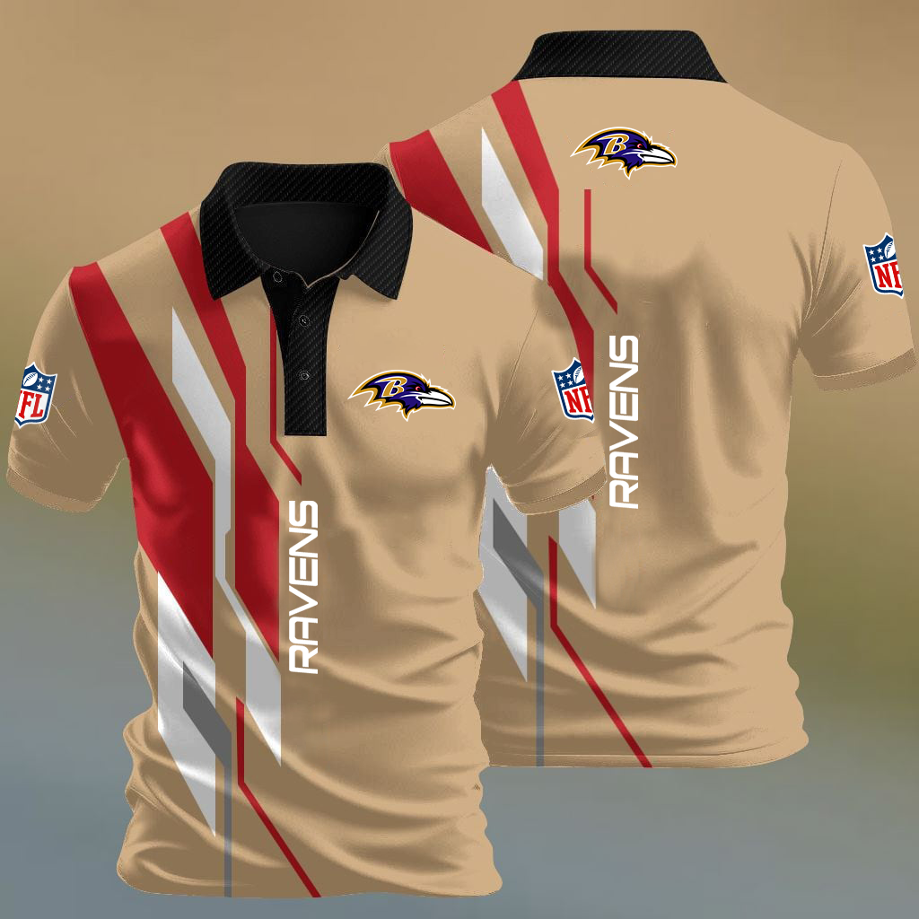 NFL x BAL Premium Polo Shirt HLP HLPHUONG