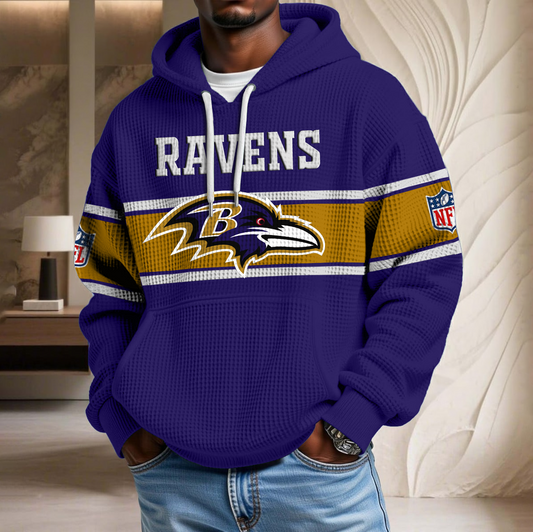 NFL x BAL Waffle Hoodie HLP HLPHUONG