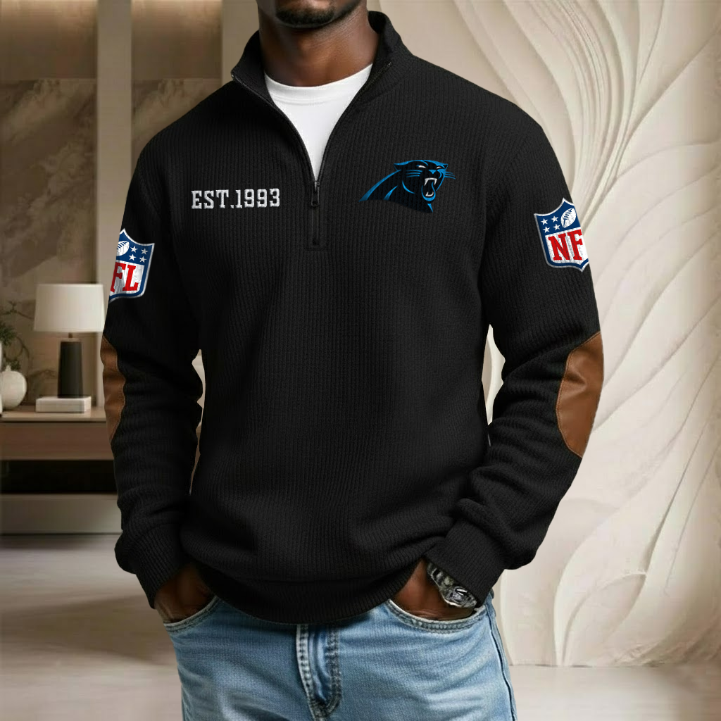 NFL x CAR EST Stand Collar Half-zip Sweatshirt HLP HLPHUONG