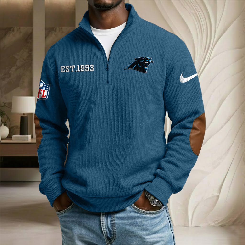 NFL x CAR EST Year Stand Collar Half-zip Sweatshirt HLP HLPHUONG