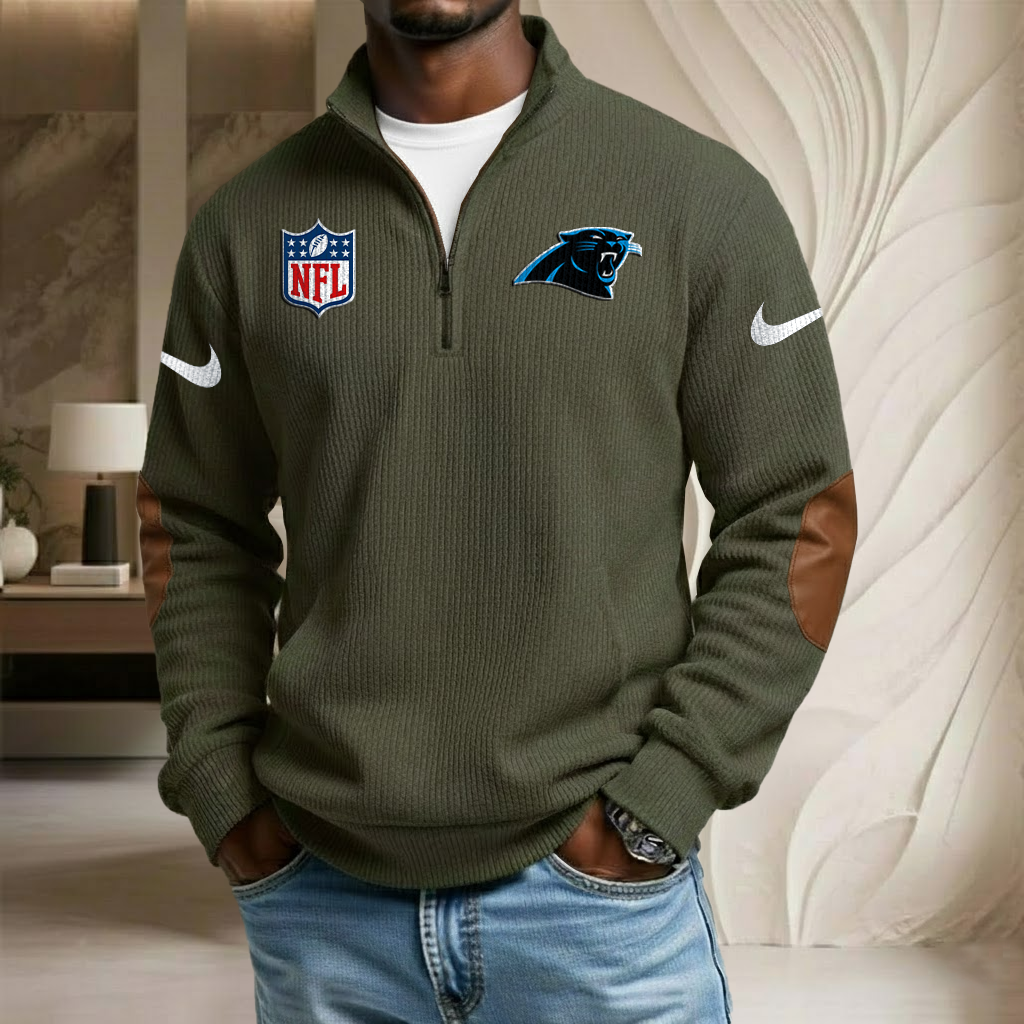 NFL x CAR Sport Team Stand Collar Half-zip Sweatshirt HLP HLPHUONG