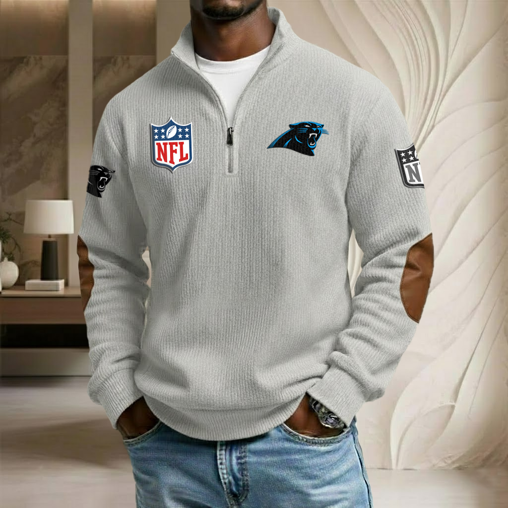 NFL x CAR Stand Collar Half-zip Sweatshirt HLP HLPHUONG