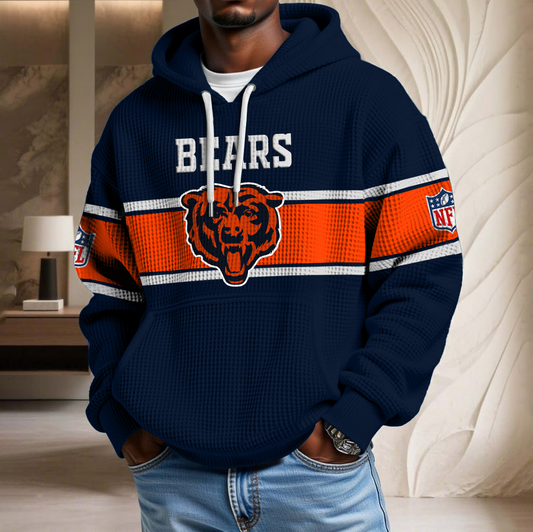 NFL x CHI Waffle Hoodie HLP HLPHUONG