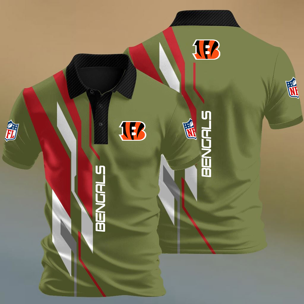 NFL x CIN Premium Polo Shirt HLP HLPHUONG