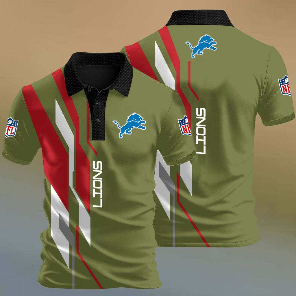 NFL x DET Premium Polo Shirt HLP HLPHUONG