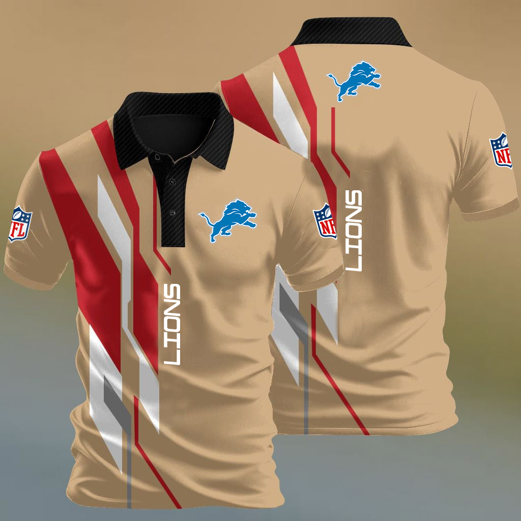 NFL x DET Premium Polo Shirt HLP HLPHUONG