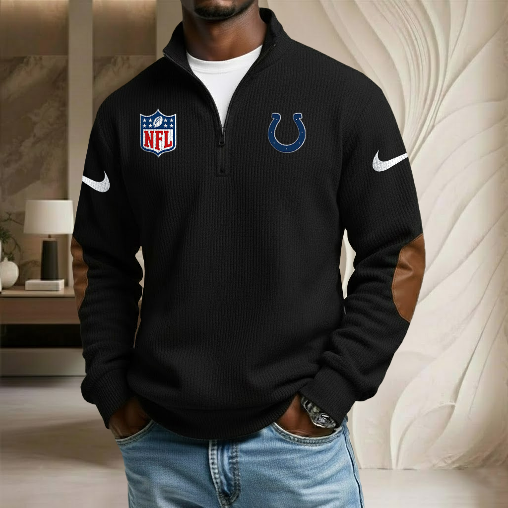 NFL x IND Sport Team Stand Collar Half-zip Sweatshirt HLP HLPHUONG