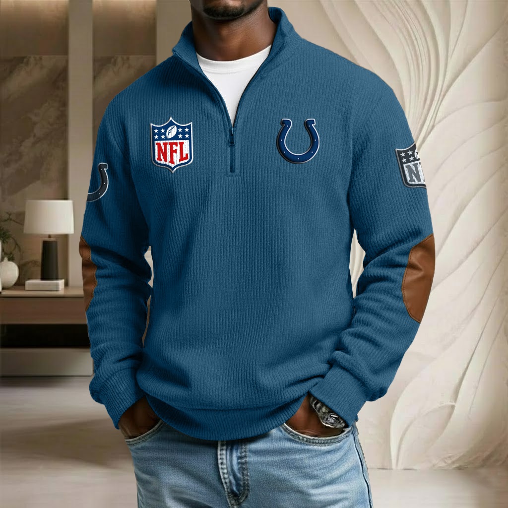 NFL x IND Stand Collar Half-zip Sweatshirt HLP HLPHUONG