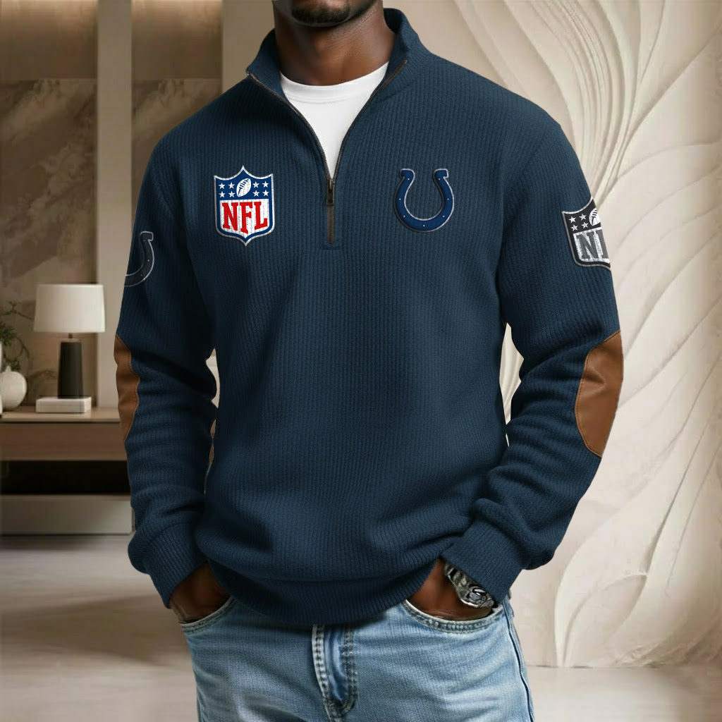 NFL x IND Stand Collar Half-zip Sweatshirt HLP HLPHUONG