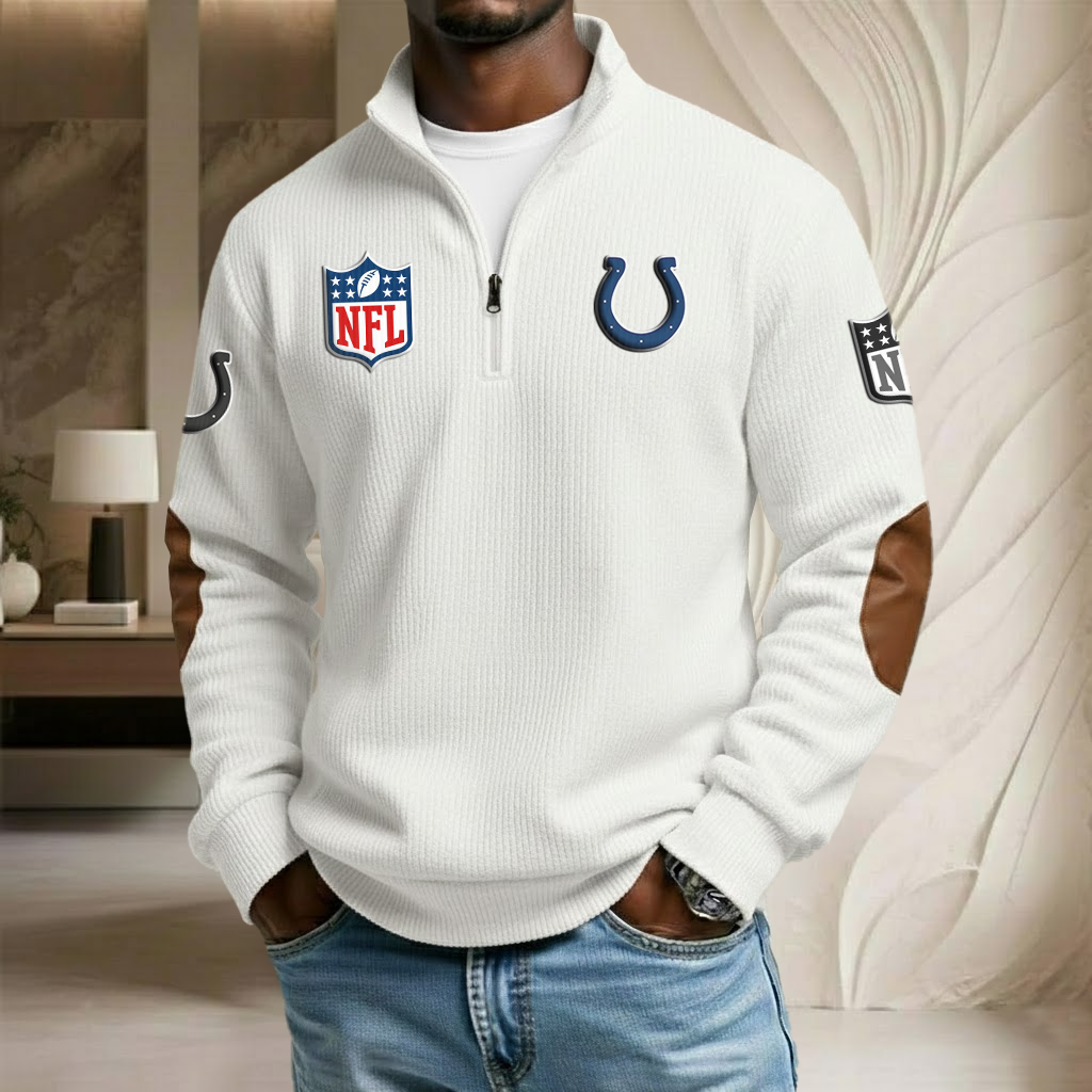 NFL x IND Stand Collar Half-zip Sweatshirt HLP HLPHUONG