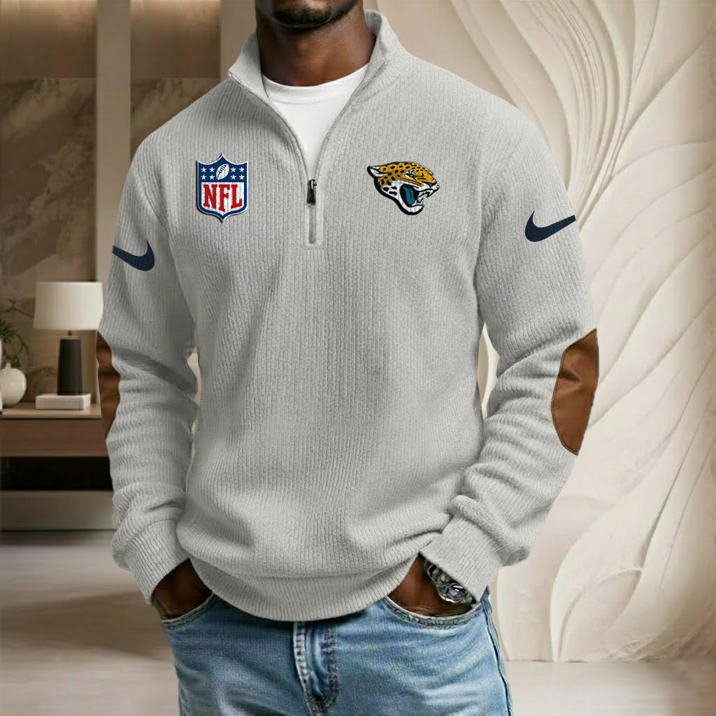 NFL x JAX Sport Team Stand Collar Half-zip Sweatshirt HLP HLPHUONG