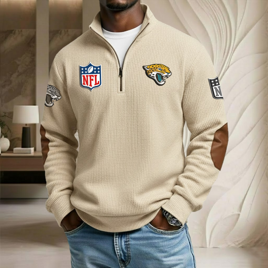 NFL x JAX Stand Collar Half-zip Sweatshirt HLP HLPHUONG