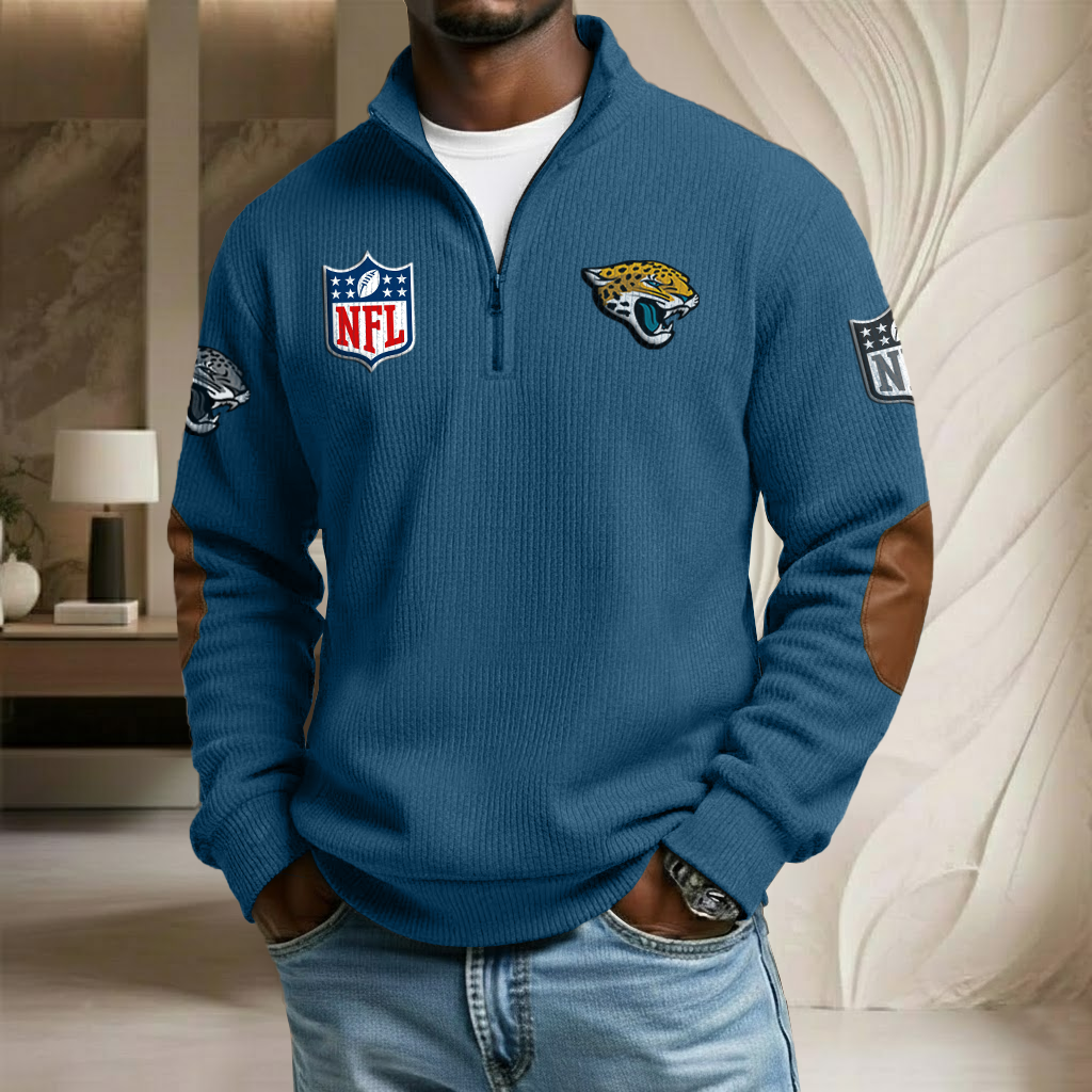 NFL x JAX Stand Collar Half-zip Sweatshirt HLP HLPHUONG