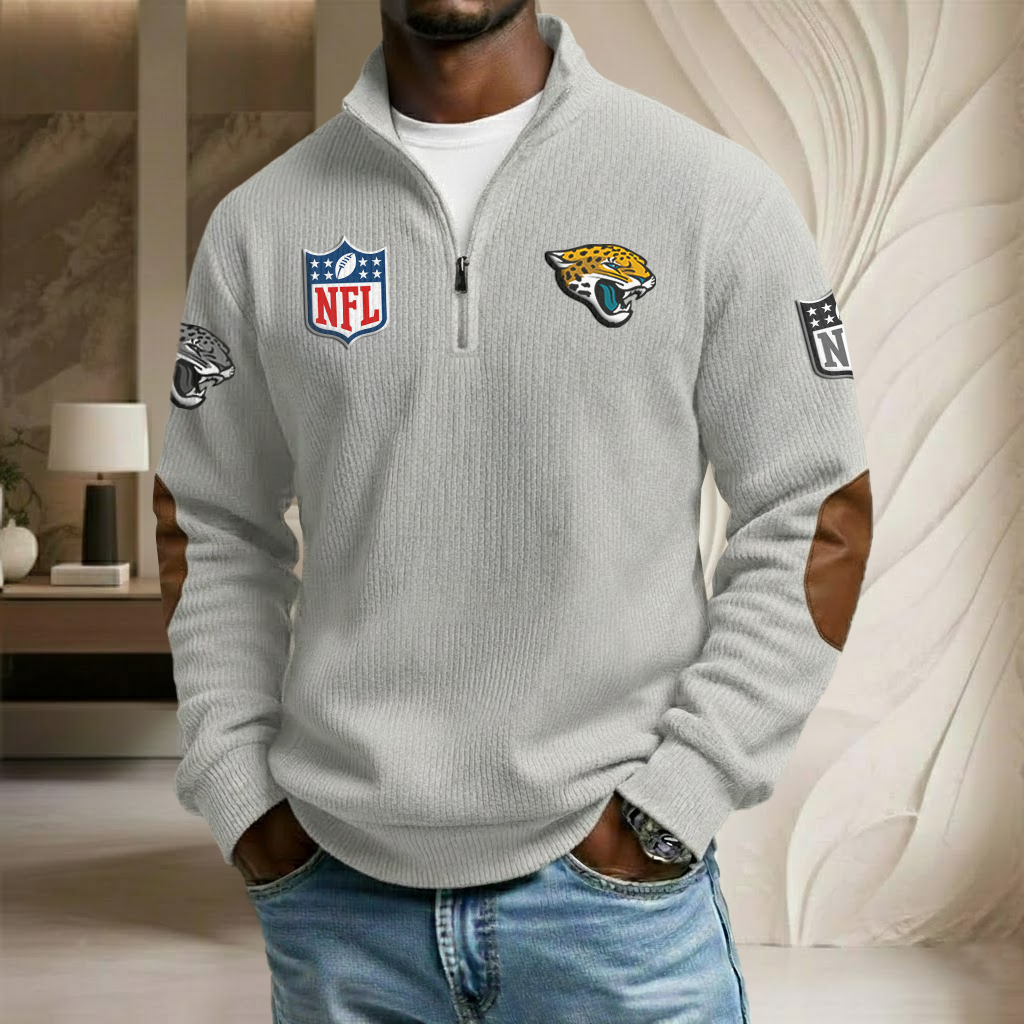 NFL x JAX Stand Collar Half-zip Sweatshirt HLP HLPHUONG