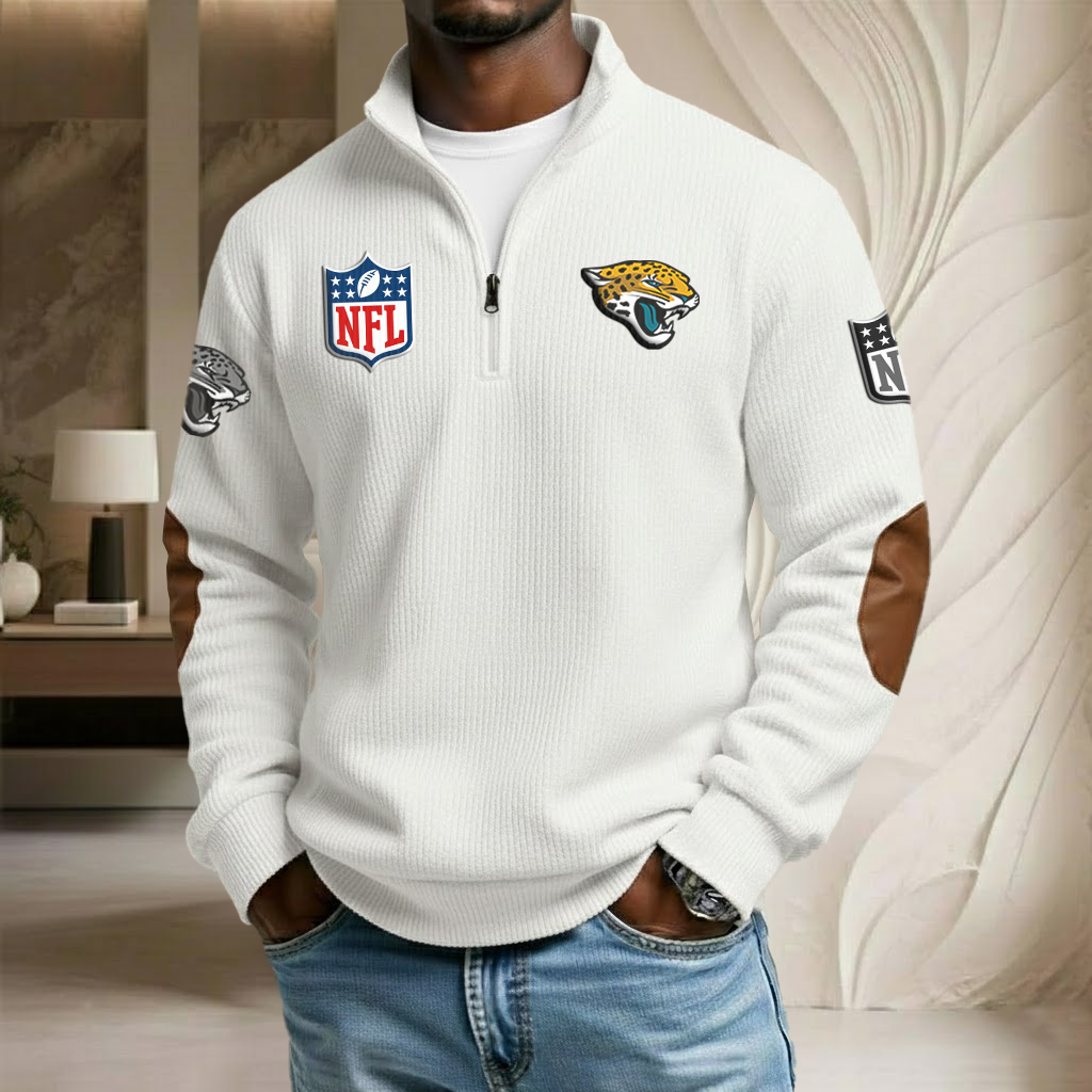 NFL x JAX Stand Collar Half-zip Sweatshirt HLP HLPHUONG