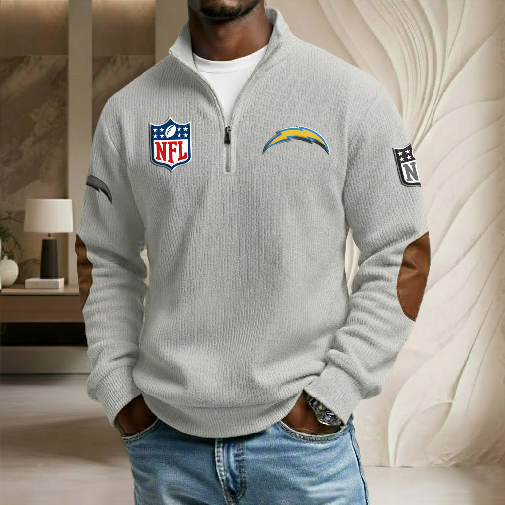 NFL x LAC Stand Collar Half-zip Sweatshirt HLP HLPHUONG