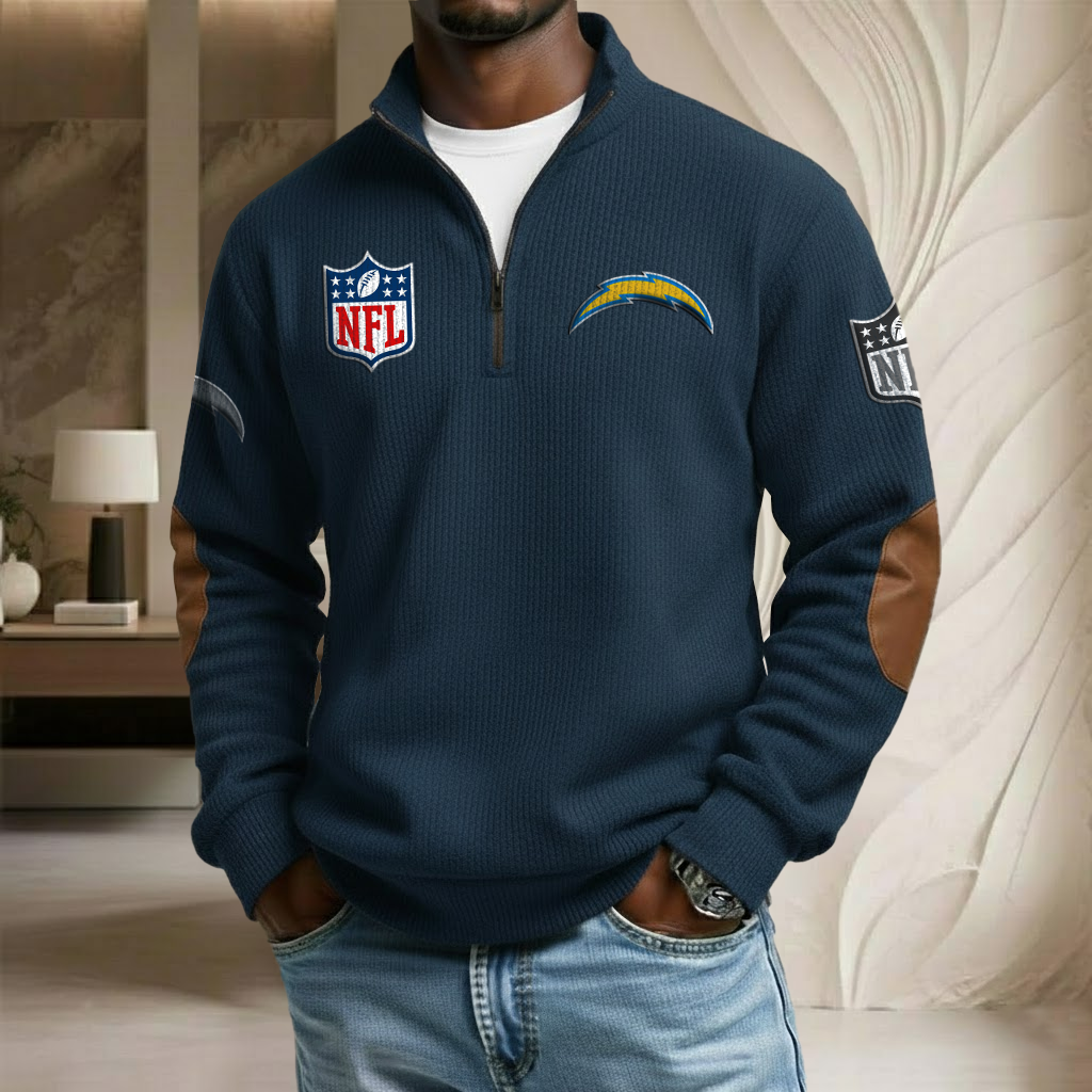 NFL x LAC Stand Collar Half-zip Sweatshirt HLP HLPHUONG