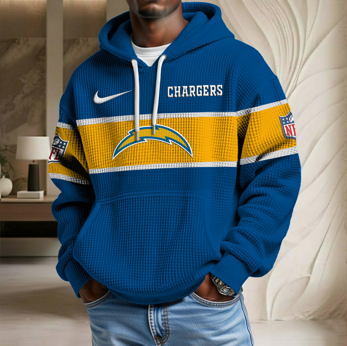 NFL x LAC Team Waffle Hoodie HLP HLPHUONG