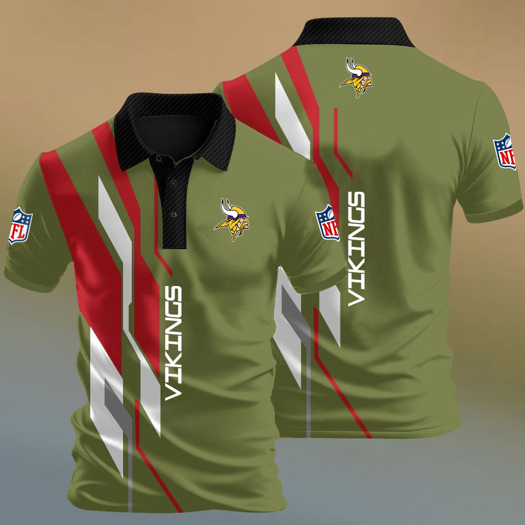 NFL x MIN Premium Polo Shirt HLP HLPHUONG