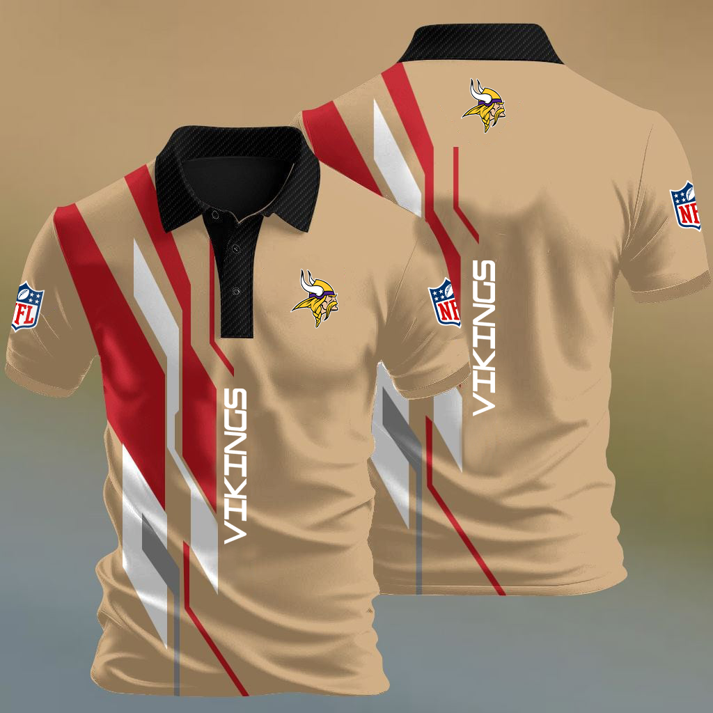 NFL x MIN Premium Polo Shirt HLP HLPHUONG