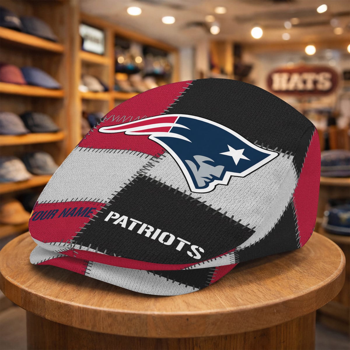NFL x NE Custom Name Jeff Cap HLP HLPHUONG