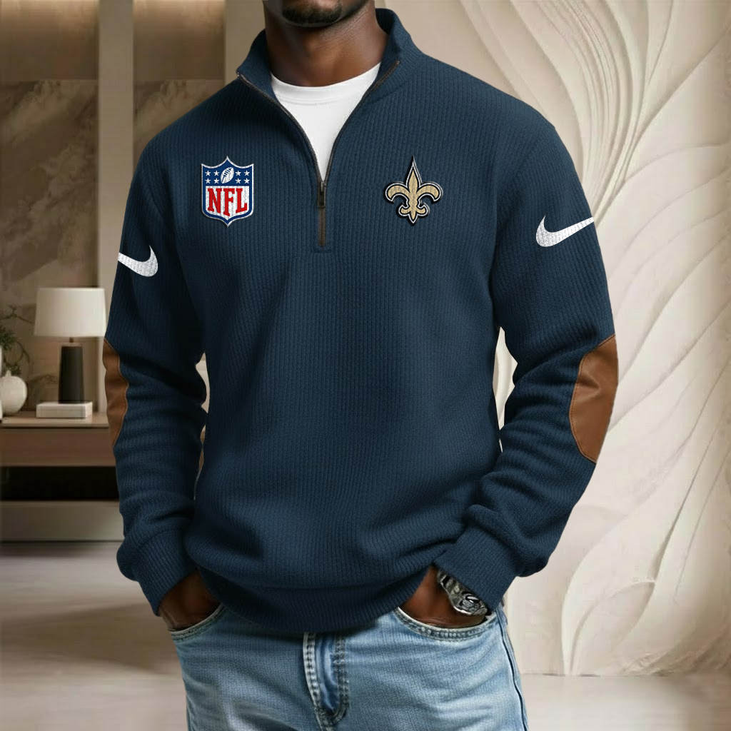 NFL x NO Sport Team Stand Collar Half-zip Sweatshirt HLP HLPHUONG