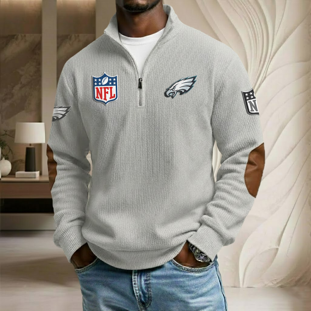 NFL x PHI Stand Collar Half-zip Sweatshirt HLP HLPHUONG
