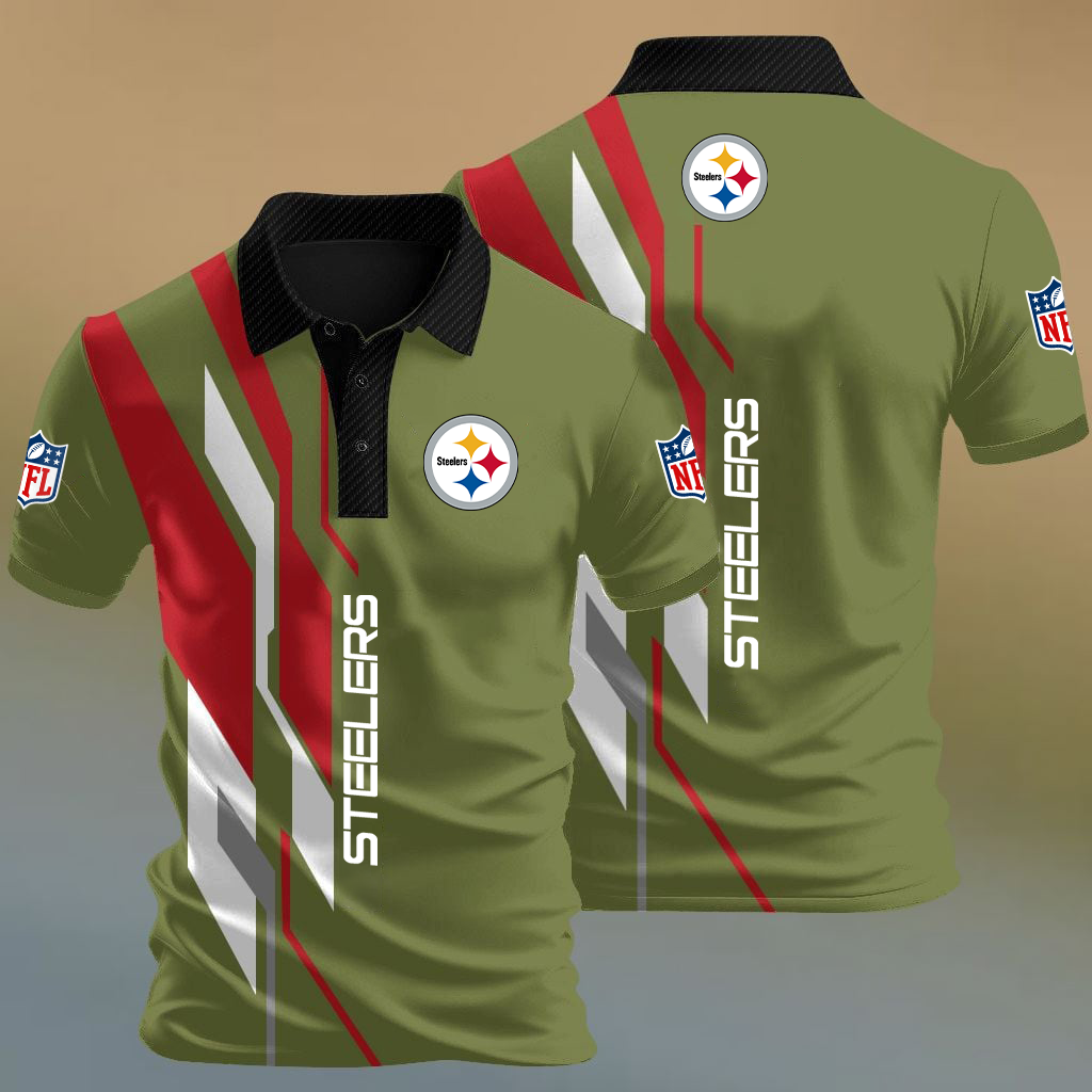 NFL x PIT Premium Polo Shirt HLP HLPHUONG