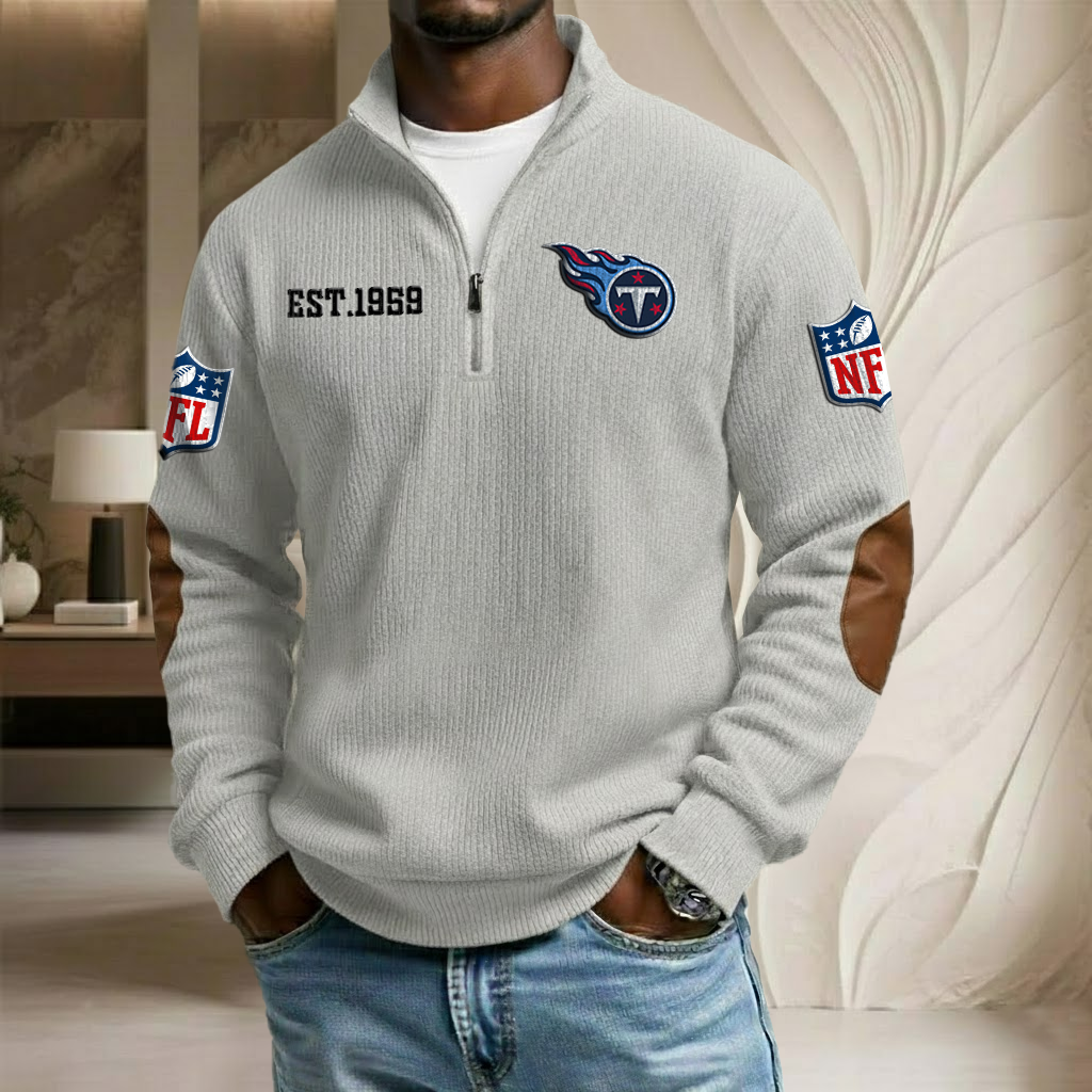 NFL x TEN EST Stand Collar Half-zip Sweatshirt HLP HLPHUONG
