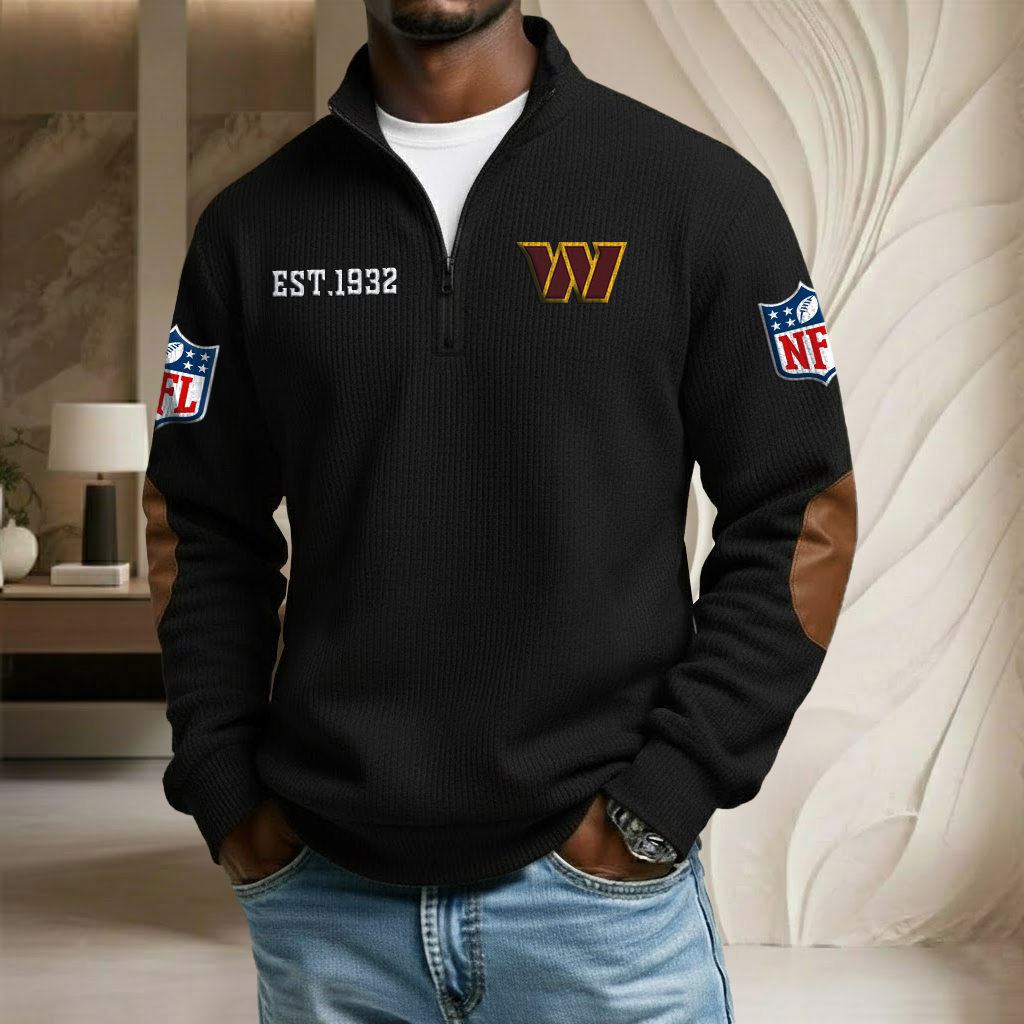 NFL x WAS EST Stand Collar Half-zip Sweatshirt HLP HLPHUONG
