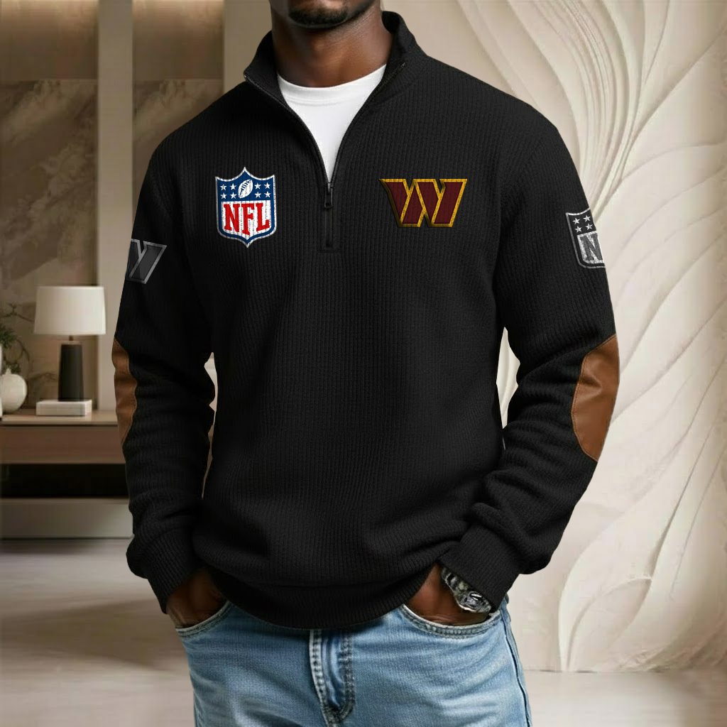 NFL x WAS Stand Collar Half-zip Sweatshirt HLP HLPHUONG