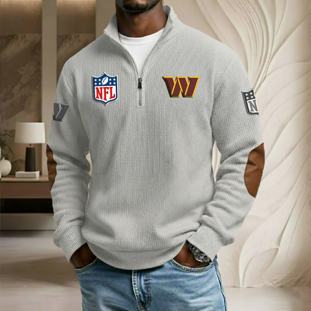 NFL x WAS Stand Collar Half-zip Sweatshirt HLP HLPHUONG